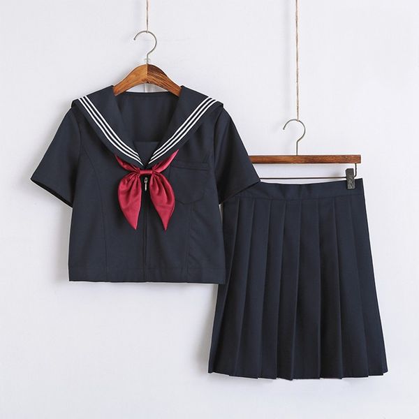 navy blue short/long sleeve high school women novelty sailor suits school girl cosplay japanese jk uniform for girls, White
navy blue short/long sleeve high school women novelty sailor suits school girl cosplay japanese jk uniform for girls, White