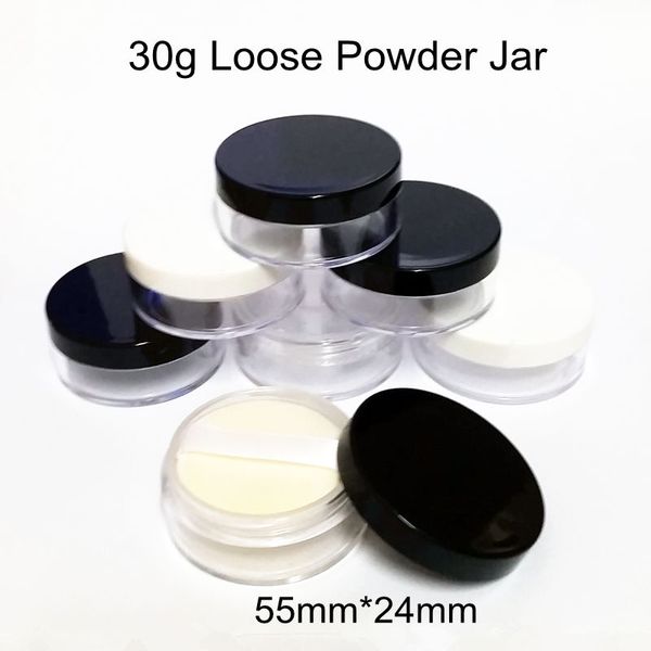 3pcs/pack 30g/30ml empty loose jar with sifter puff cosmetic plastic compact refillable makeup case travel bottle
3pcs/pack 30g/30ml empty loose jar with sifter puff cosmetic plastic compact refillable makeup case travel bottle