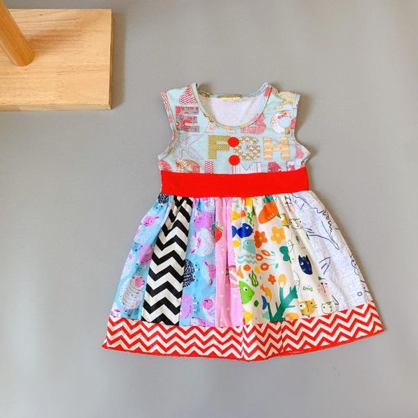 summer classics design ruffles letters with pocke baby girls dress kids's birthday present, Red;yellow
summer classics design ruffles letters with pocke baby girls dress kids's birthday present, Red;yellow