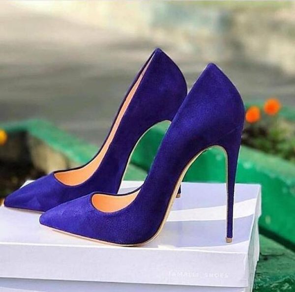 royal blue suede high heels pumps women 12cm stiletto heels dress wedding shoes lady pointed toe shallow pumps woman, Black
royal blue suede high heels pumps women 12cm stiletto heels dress wedding shoes lady pointed toe shallow pumps woman, Black
