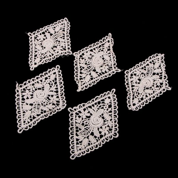 5 pieces rhombic embroidered flower patches sew on applique patches diy sewing crafts supplies, Black
5 pieces rhombic embroidered flower patches sew on applique patches diy sewing crafts supplies, Black