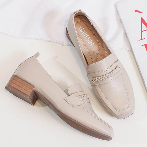 34-41 wooden knitted small leather shoes women square toe loafers woman flats chunky wood heels oxfords women espadrilles 2020, Black
34-41 wooden knitted small leather shoes women square toe loafers woman flats chunky wood heels oxfords women espadrilles 2020, Black
