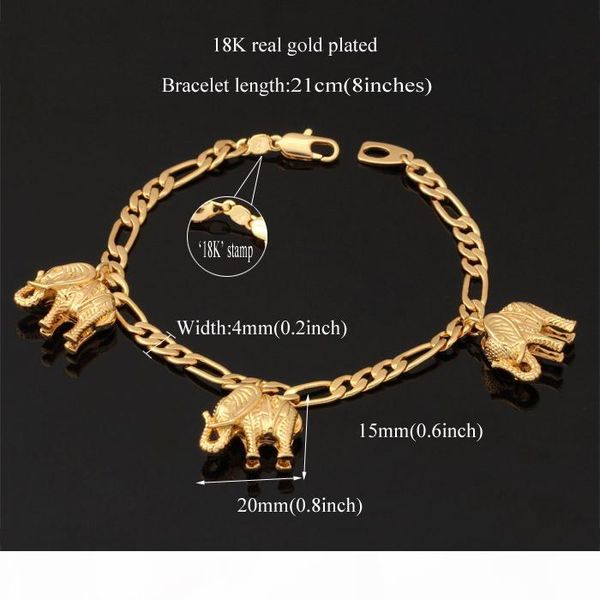 new item cute charms bracelet bangles 18k real gold plated lovely elephants charms fashion jewelry for women yh5167, Black 
new item cute charms bracelet bangles 18k real gold plated lovely elephants charms fashion jewelry for women yh5167, Black