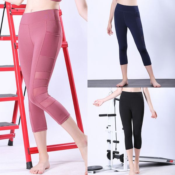 2020 new yoga mid-waist three-section sports sports pants mesh stitching naked fitness pants for women, White;red
2020 new yoga mid-waist three-section sports sports pants mesh stitching naked fitness pants for women, White;red