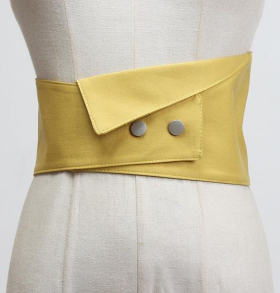 women's runway fashion rivet fabric cummerbunds female dress corsets waistband belts decoration wide belt r1009, Black;brown
women's runway fashion rivet fabric cummerbunds female dress corsets waistband belts decoration wide belt r1009, Black;brown