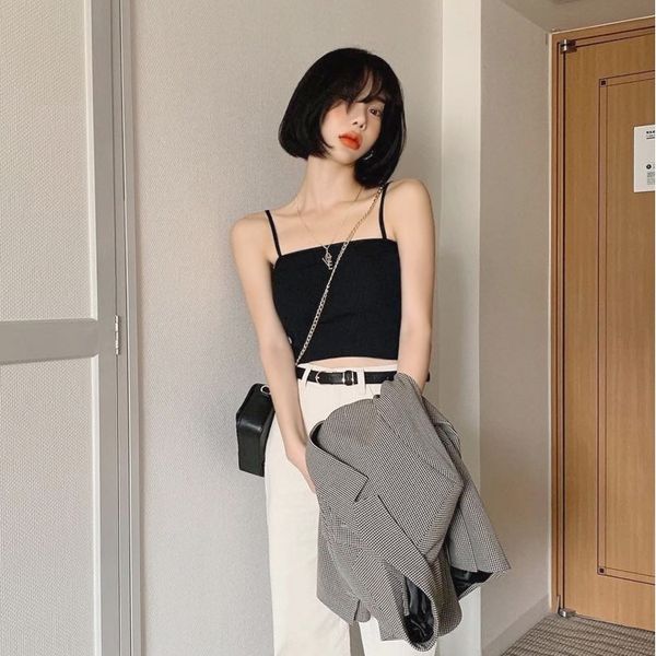 women's camisole women's vest vest summer outer wear ultra-short navel-leaking decoration body small camisole chest wrap baby, Camo
women's camisole women's vest vest summer outer wear ultra-short navel-leaking decoration body small camisole chest wrap baby, Camo