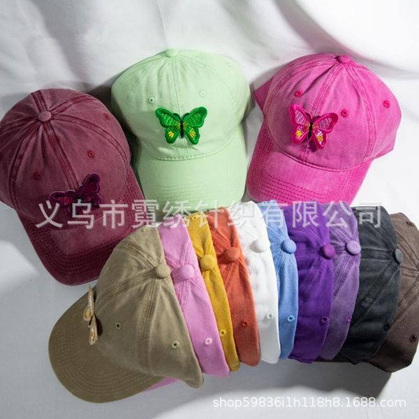2020 new japanese and korean harajuku butterfly baseball rose red washed old butterfly cap sunshade baseball cap, Blue;gray
2020 new japanese and korean harajuku butterfly baseball rose red washed old butterfly cap sunshade baseball cap, Blue;gray