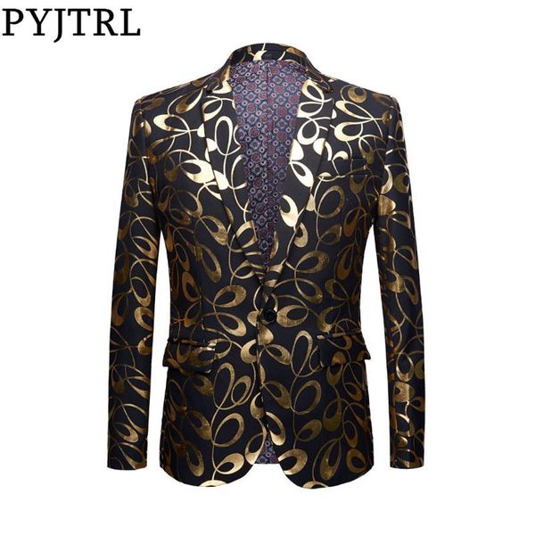 pyjtrl tide мужской dj club gold цветочный шаблон blazer плюс размер 5xl fahsion вскользь singer партии костюма тонкий fit костюм куртка муж, White;black
pyjtrl tide мужской dj club gold цветочный шаблон blazer плюс размер 5xl fahsion вскользь singer партии костюма тонкий fit костюм куртка муж, White;black