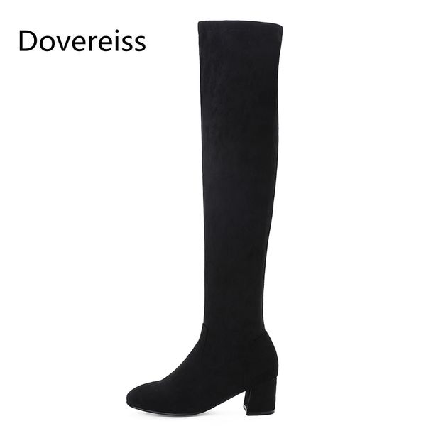dovereiss мода женская обувь зимняя sexy элегантная сексуальная zipper сжатый блочные каблуки зрелые круглый носок над коленом сапоги 45, Black
dovereiss мода женская обувь зимняя sexy элегантная сексуальная zipper сжатый блочные каблуки зрелые круглый носок над коленом сапоги 45, Black