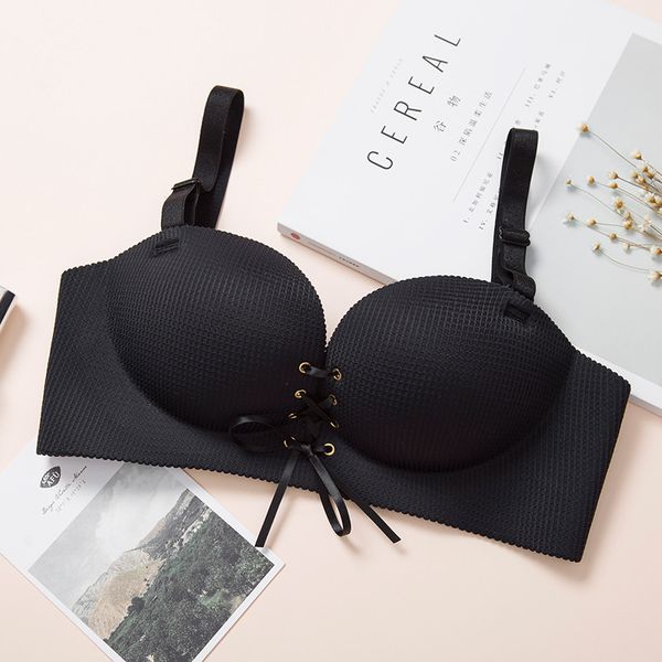 fashion ladies seamless push up bra female women underwear wireless bras for women super gather brassiere bralette bra, Red;black
fashion ladies seamless push up bra female women underwear wireless bras for women super gather brassiere bralette bra, Red;black