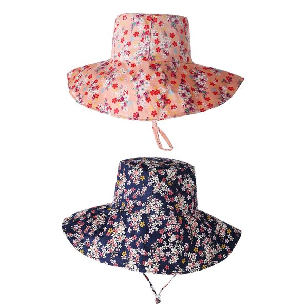 2pcs kids sunscreen brim summer hat outdoor floppy headwear age 3-8