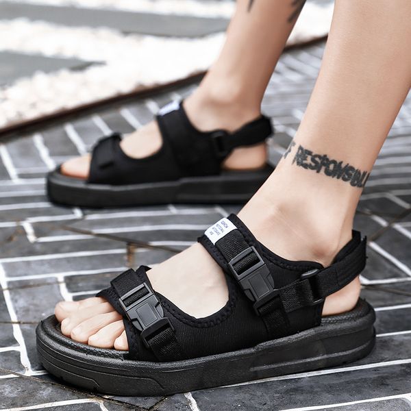 classic women men's sandals summer soft sandals comfortable men shoes genuine leather big size soft outdoor men roman, Black
classic women men's sandals summer soft sandals comfortable men shoes genuine leather big size soft outdoor men roman, Black