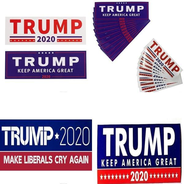 donald trump 2020 car stickers 7.6*22.9cm bumper sticker keep make america great decal for car styling vehicle paster 3 new styles tgqoi
donald trump 2020 car stickers 7.6*22.9cm bumper sticker keep make america great decal for car styling vehicle paster 3 new styles tgqoi