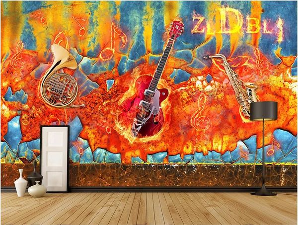 3d wallpaper custom p mural musical notes rock music retro background wall decoration mural on the wall home decor wall art pictures
3d wallpaper custom p mural musical notes rock music retro background wall decoration mural on the wall home decor wall art pictures