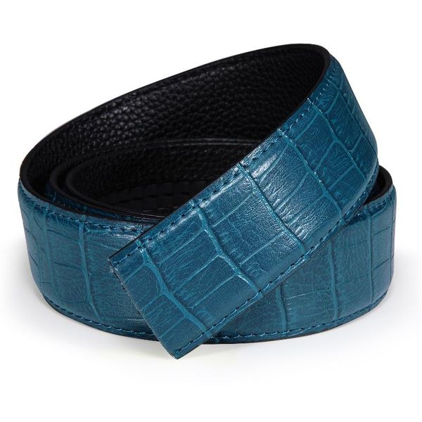 hi-tie leather belt replacement belts for men automatic buckle belts without buckle crocodile bluecasual men, Black;brown
hi-tie leather belt replacement belts for men automatic buckle belts without buckle crocodile bluecasual men, Black;brown