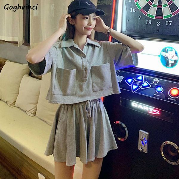 women sets chic cargo style korean design simple loose pocket crop high waist wide-leg all-match shorts summer femme outfits, Gray
women sets chic cargo style korean design simple loose pocket crop high waist wide-leg all-match shorts summer femme outfits, Gray