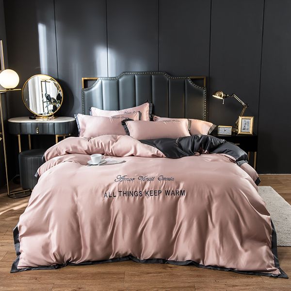 bedding sets luxury pure satin silk set embroidery bed sheet duvet cover fitted flat king size
bedding sets luxury pure satin silk set embroidery bed sheet duvet cover fitted flat king size