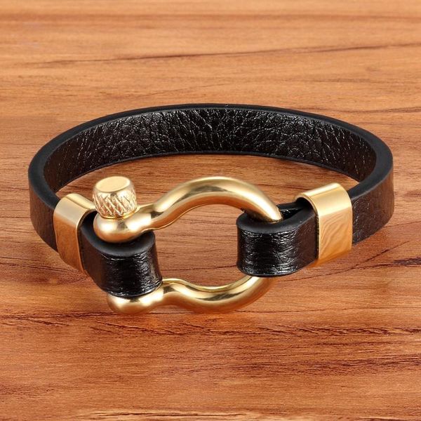 selling new classic hip hop rock style geometric circle toggle-clasps men's leather bracelet 19cm/21cm size meaningful gift, Golden;silver
selling new classic hip hop rock style geometric circle toggle-clasps men's leather bracelet 19cm/21cm size meaningful gift, Golden;silver