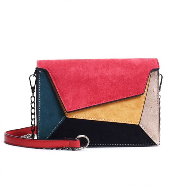 fashion quality leather patchwork women messenger bag female chain strap shoulder bag small criss-cross ladies' flap bag
fashion quality leather patchwork women messenger bag female chain strap shoulder bag small criss-cross ladies' flap bag