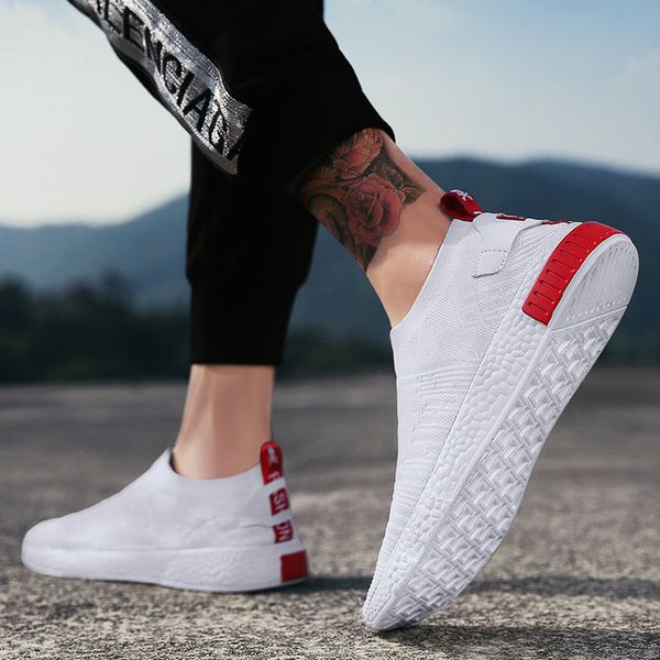 fashion men sneakers breathable shoes slip on sneakers for men pu sole loafers shoes without laces envio gratis, Black
fashion men sneakers breathable shoes slip on sneakers for men pu sole loafers shoes without laces envio gratis, Black
