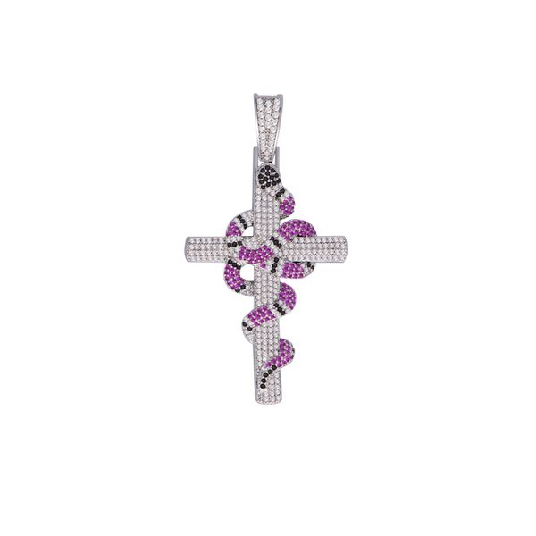 cross border amazon new european and american retro snake cross pendant real gold plated zircon mens necklace jewelry, Silver
cross border amazon new european and american retro snake cross pendant real gold plated zircon mens necklace jewelry, Silver