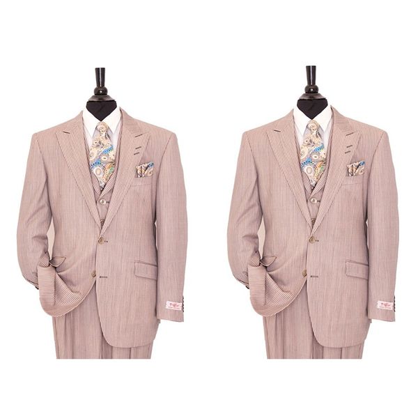 men's suits & blazers 3-piece pink pinstripe wedding handsome custom made tuxedos party formal business peaked lapel blazer, White;black
men's suits & blazers 3-piece pink pinstripe wedding handsome custom made tuxedos party formal business peaked lapel blazer, White;black