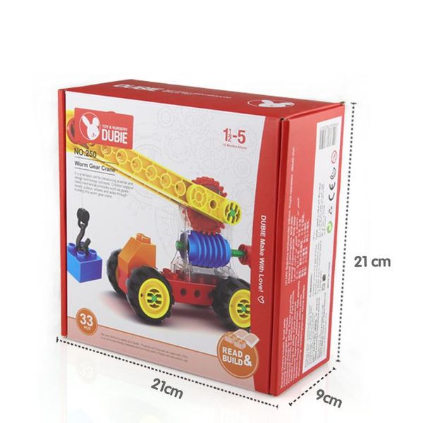 33pcs assemble children's educational toys big particles diy mechanical building blocks turbine small crane for boys kids magination
33pcs assemble children's educational toys big particles diy mechanical building blocks turbine small crane for boys kids magination