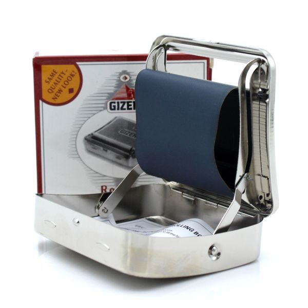 DIY GIZEH Hand Smoke Automatic Rollbox Device Tobacco Maker Cigarette Collocation Box Stainless steel Smoking Roll Accessories
DIY GIZEH Hand Smoke Automatic Rollbox Device Tobacco Maker Cigarette Collocation Box Stainless steel Smoking Roll Accessories