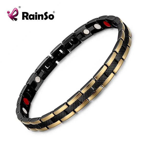 rainso fashion stainless steel magnetic bracelet for women bio energy elements link chain bracelets health care jewelry 2020, Black
rainso fashion stainless steel magnetic bracelet for women bio energy elements link chain bracelets health care jewelry 2020, Black