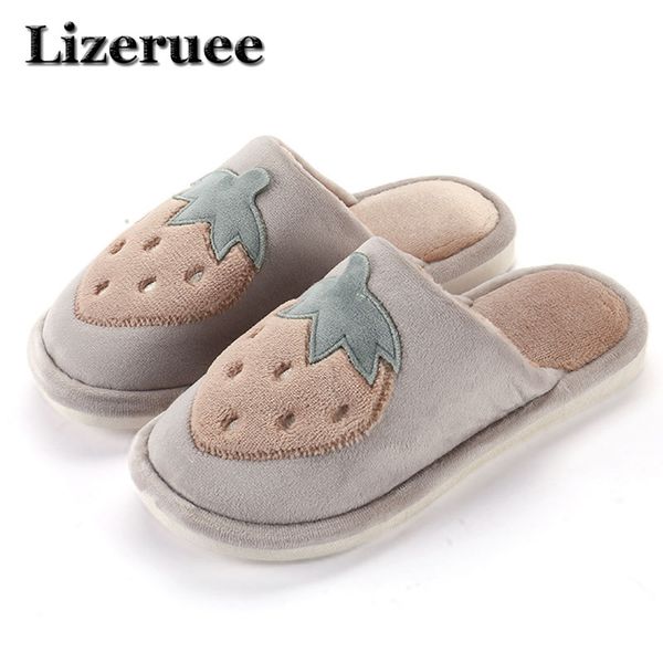 winter men home slippers strawberry fashion warm shoes men slip on flats couple indoor slippers female cute slides ks261, Black
winter men home slippers strawberry fashion warm shoes men slip on flats couple indoor slippers female cute slides ks261, Black