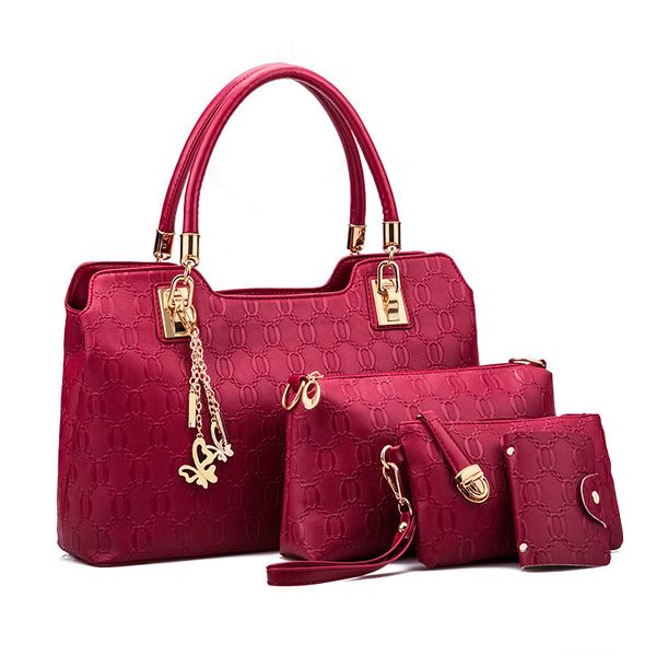 women bags set4 pcs composite bag leather handbag women tote bag ladies shoulder for 2020 luxury designer bags
women bags set4 pcs composite bag leather handbag women tote bag ladies shoulder for 2020 luxury designer bags