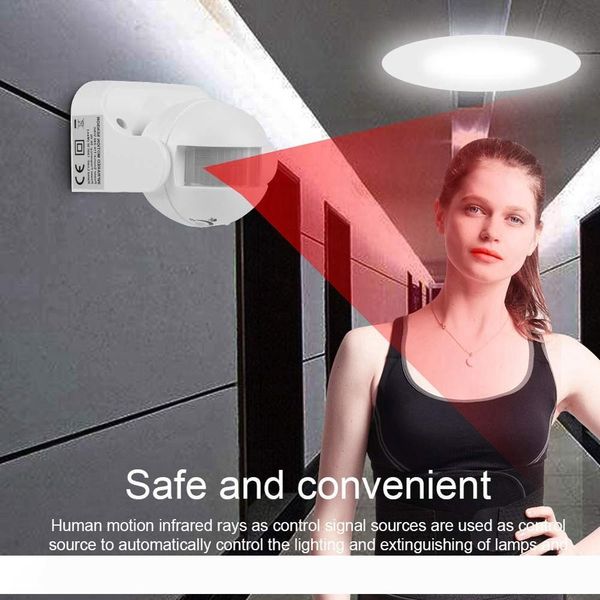 infrared sensor switch ip44 outdoor pir safety motion sensor, waterproof, dustproof, 180 degree sensing angle white black
infrared sensor switch ip44 outdoor pir safety motion sensor, waterproof, dustproof, 180 degree sensing angle white black