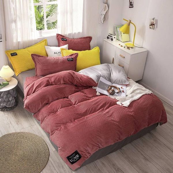 yanting home textile warm and soft winter corduroy duvet cover set include flat sheet and pillowcases twin full size
yanting home textile warm and soft winter corduroy duvet cover set include flat sheet and pillowcases twin full size