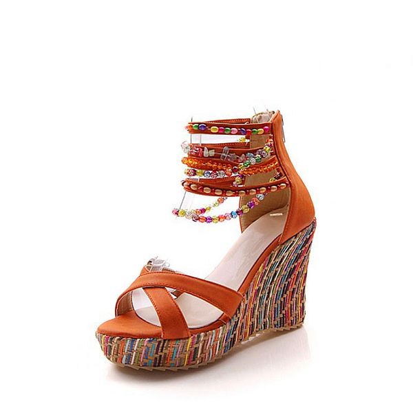 fashion women sandals bohemian sandals summer high wedge heels shoes for girls platform woman shoes plus size 283, Black
fashion women sandals bohemian sandals summer high wedge heels shoes for girls platform woman shoes plus size 283, Black