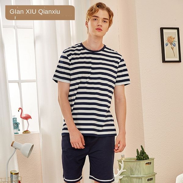 irxiy men's knitted cotton short-sleeved summer new leisure suit home wear 222 men's knitted cotton short-sleeved pajamas summer n, Black;brown
irxiy men's knitted cotton short-sleeved summer new leisure suit home wear 222 men's knitted cotton short-sleeved pajamas summer n, Black;brown
