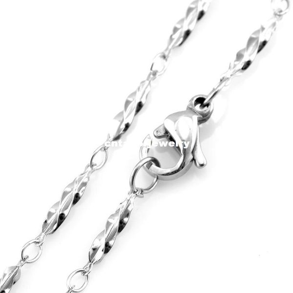 316l stainless steel women`s handmade carambola shape solid bar linked chain necklace (16"-22" inches, Silver
316l stainless steel women`s handmade carambola shape solid bar linked chain necklace (16"-22" inches, Silver