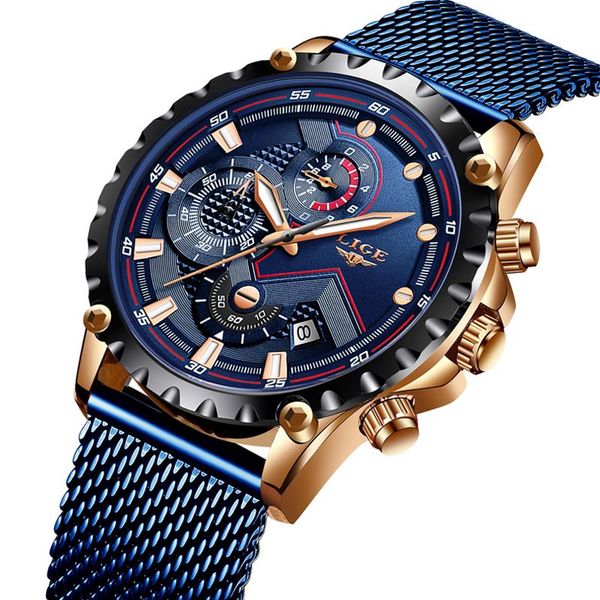 lige new mens watches male fashion brand luxury stainless steel blue quartz watch men casual sport waterproof watch relogio ly191226, Slivery;brown
lige new mens watches male fashion brand luxury stainless steel blue quartz watch men casual sport waterproof watch relogio ly191226, Slivery;brown