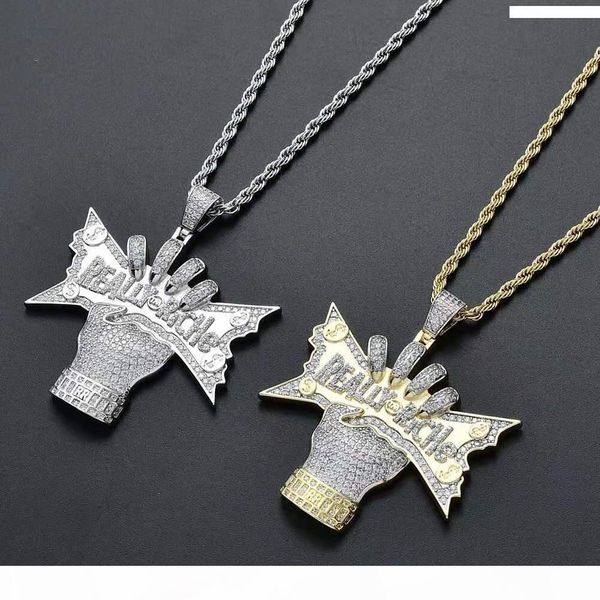 hip hop hand money pendant necklaces for men women luxury diamonds dollar pendants 18k gold plated letters really riche necklace jewelry, Silver
hip hop hand money pendant necklaces for men women luxury diamonds dollar pendants 18k gold plated letters really riche necklace jewelry, Silver