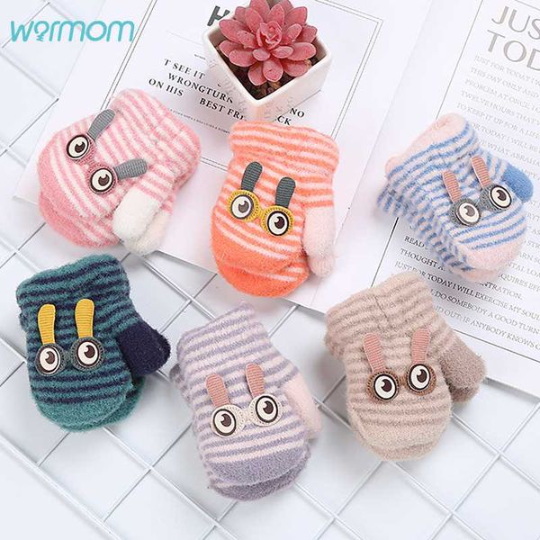 warmom 0-12m baby boys girls plush cartoon winter warm gloves newborn infant thicken big eyes stripes knitted woolen mittens, Slivery;white
warmom 0-12m baby boys girls plush cartoon winter warm gloves newborn infant thicken big eyes stripes knitted woolen mittens, Slivery;white