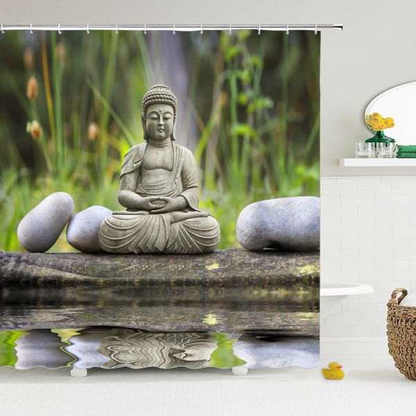 shower curtains chinese buddha waterproof polyester fabric bathroom curtain with hooks custom for home decor
shower curtains chinese buddha waterproof polyester fabric bathroom curtain with hooks custom for home decor