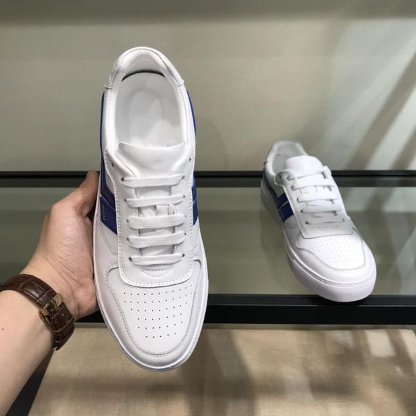 2019g spring limited edition men's shoes, fashion wild white shoes, leather lace-up sneakers original box packaging 38-44, Black
2019g spring limited edition men's shoes, fashion wild white shoes, leather lace-up sneakers original box packaging 38-44, Black
