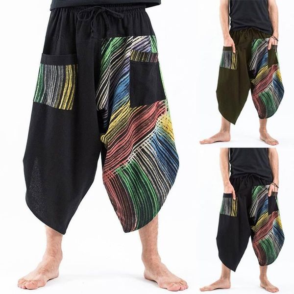 incerun thai ethnic color men trousers hiphop strip retro bohomia printed wide leg casual streetwear loose harem pantalones 5xl, Black
incerun thai ethnic color men trousers hiphop strip retro bohomia printed wide leg casual streetwear loose harem pantalones 5xl, Black
