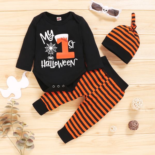 2020 autumn clothes sets european and american style halloween printing children's robe trousers hat new arrival, White
2020 autumn clothes sets european and american style halloween printing children's robe trousers hat new arrival, White
