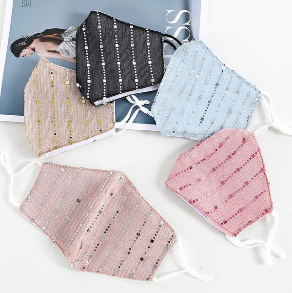 fashion face masks sequin mask folding three-dimensional mask lady stripe sequin summer dustproof breathable mask xd23762
fashion face masks sequin mask folding three-dimensional mask lady stripe sequin summer dustproof breathable mask xd23762