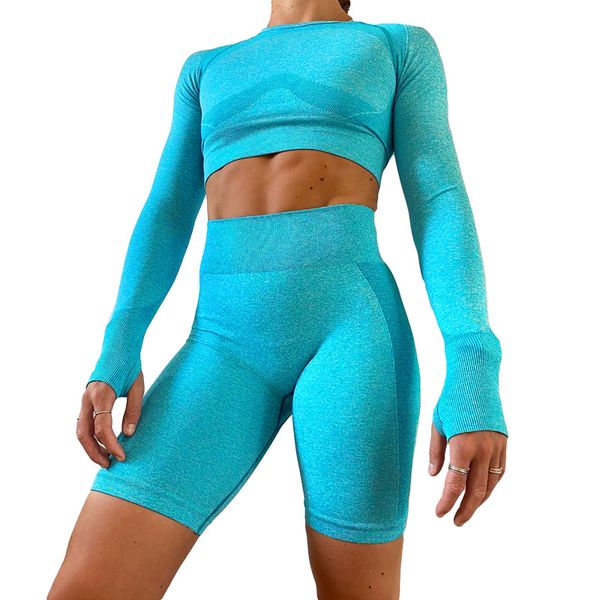 gxqil bike shorts gym workout set women sportwear 2020 autumn work out fitness clothing seamless sport yoga set woman blue red, White;red
gxqil bike shorts gym workout set women sportwear 2020 autumn work out fitness clothing seamless sport yoga set woman blue red, White;red
