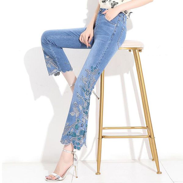 embroidery pants women skinny high waist fashions jeans female slim fit plus size blue women's
embroidery pants women skinny high waist fashions jeans female slim fit plus size blue women's