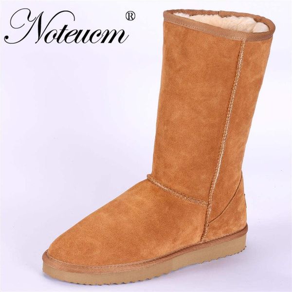 genuine leather female winter furry australia shoe calf tall boot with lined faux fur plush snow boots for women girl australian, Black
genuine leather female winter furry australia shoe calf tall boot with lined faux fur plush snow boots for women girl australian, Black