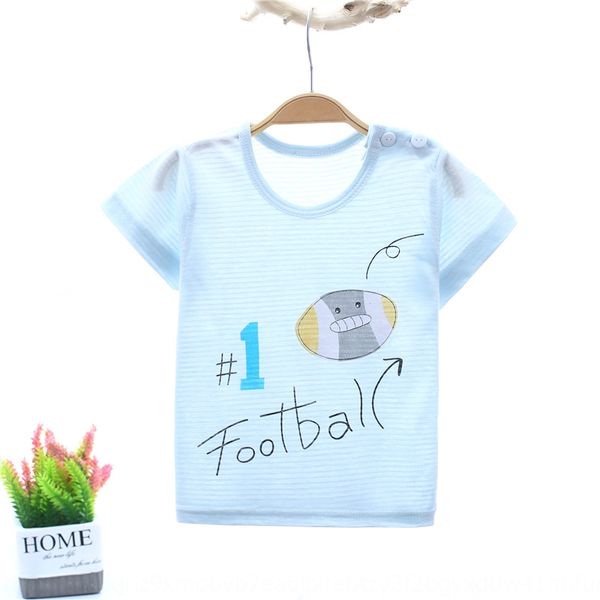 fttry baby thin summer underwear bamboo fiber short sleeve baby underwear single round collar casual t-shirt air-conditioned clothes, Blue
fttry baby thin summer underwear bamboo fiber short sleeve baby underwear single round collar casual t-shirt air-conditioned clothes, Blue
