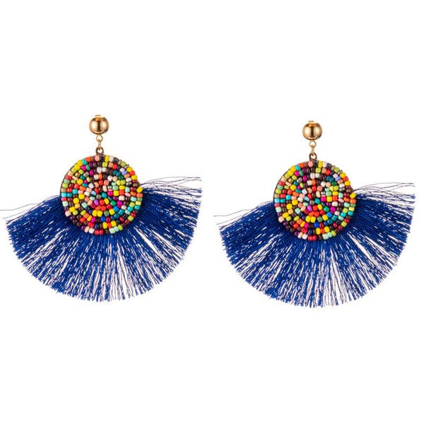 new fashion tassel earrings bohemian statement long earring handmade geometric fringe big rhinestone earring valentine's day gifts, Silver
new fashion tassel earrings bohemian statement long earring handmade geometric fringe big rhinestone earring valentine's day gifts, Silver