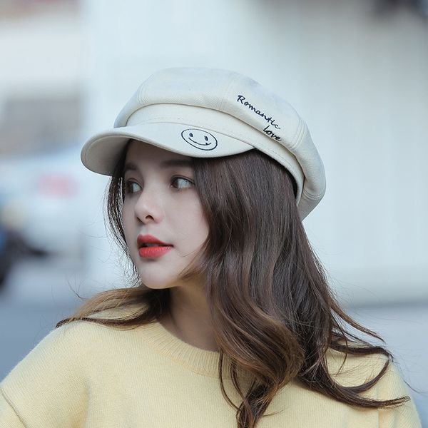 female british painter painter beret octagonal hat korean style all-match fashion beret fashion octagonal hat, Blue;gray
female british painter painter beret octagonal hat korean style all-match fashion beret fashion octagonal hat, Blue;gray